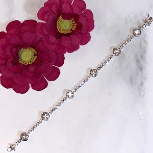 Sterling Silver Cubic Zirconia Tennis Bracelet